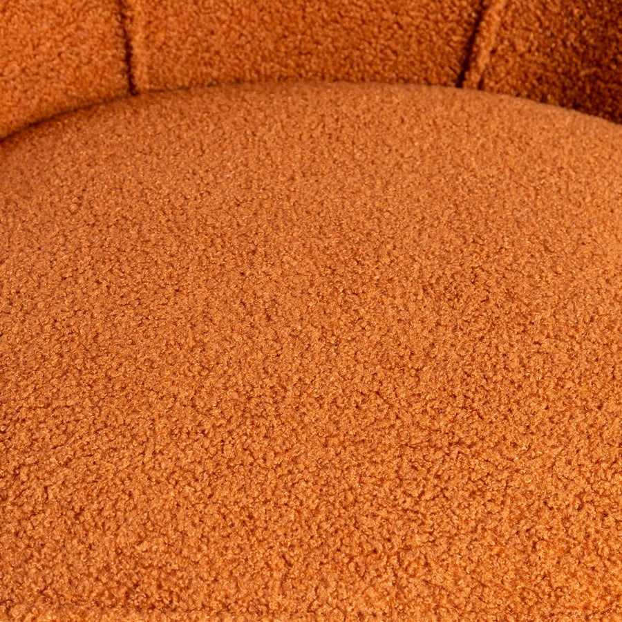 SILLÓN TERRACOTA MADERA DE CAUCHO SALÓN 54 X 64 X 73 CM