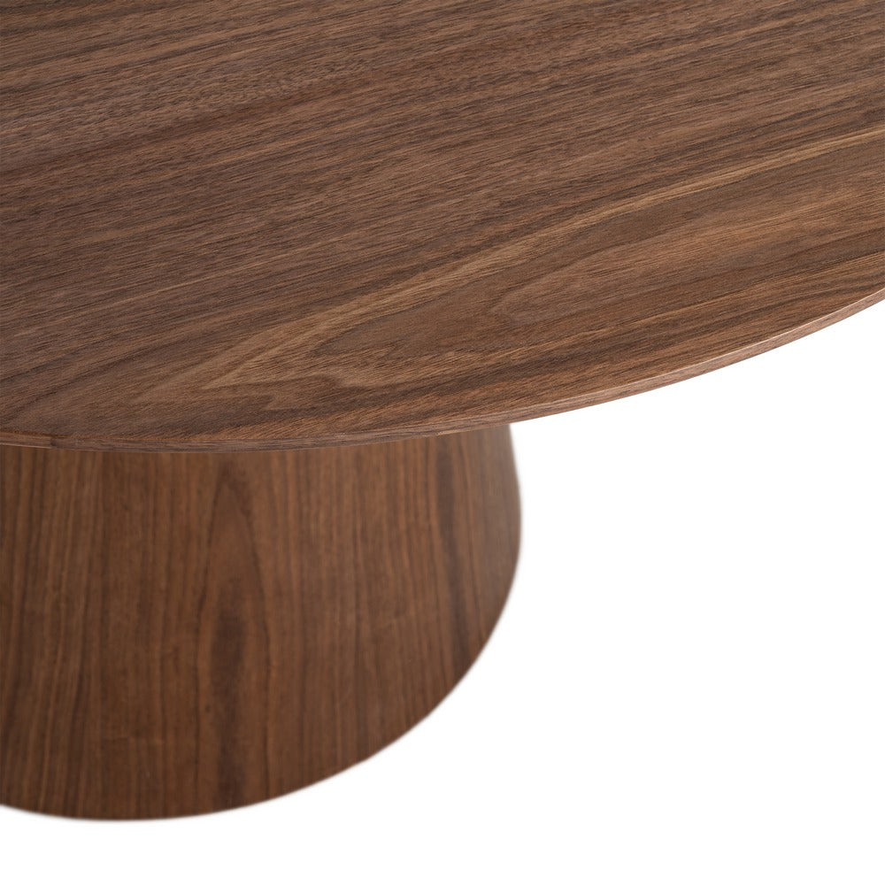 MESA COMEDOR MARRÓN DM 120 X 120 X 75 CM