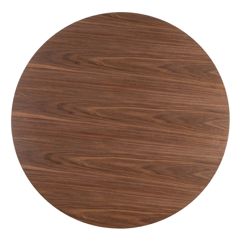 MESA COMEDOR MARRÓN DM 120 X 120 X 75 CM