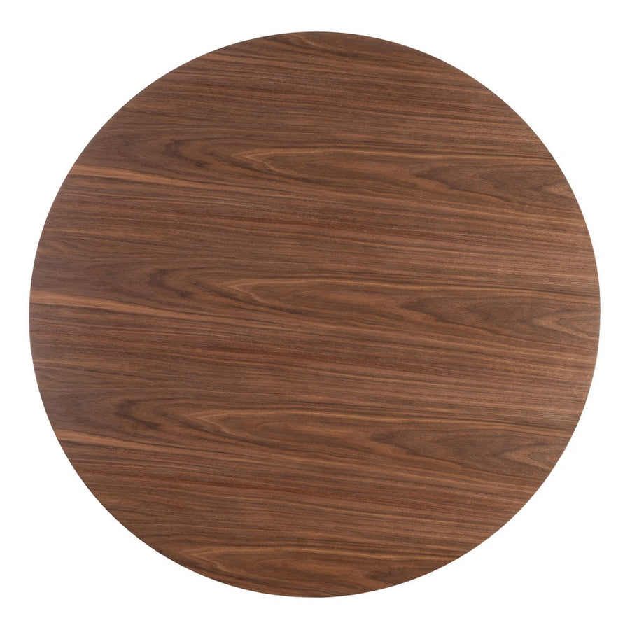 MESA COMEDOR MARRÓN DM 120 X 120 X 75 CM