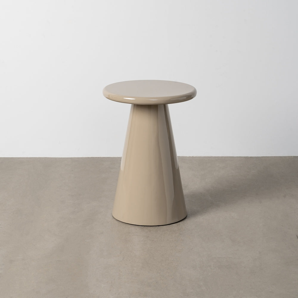 MESITA ALTO BRILLO TAUPE DM 45 X 45 X 60 CM