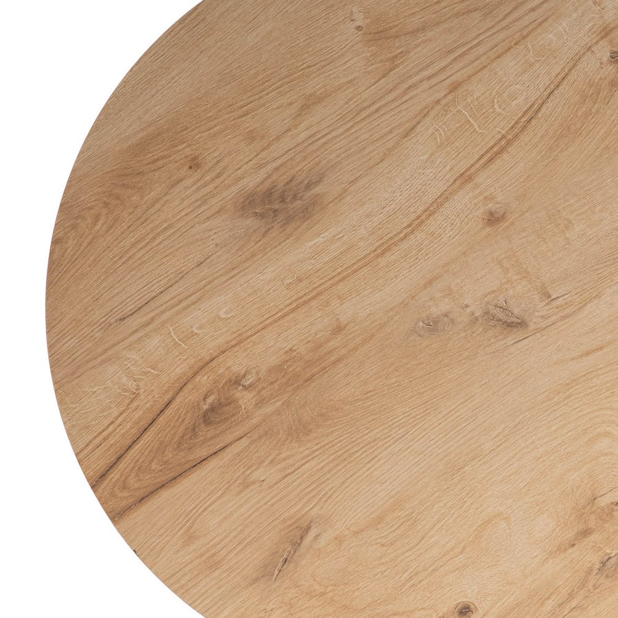 MESA NATURAL METAL-MADERA CONTRACT 65 X 65 X 75 CM