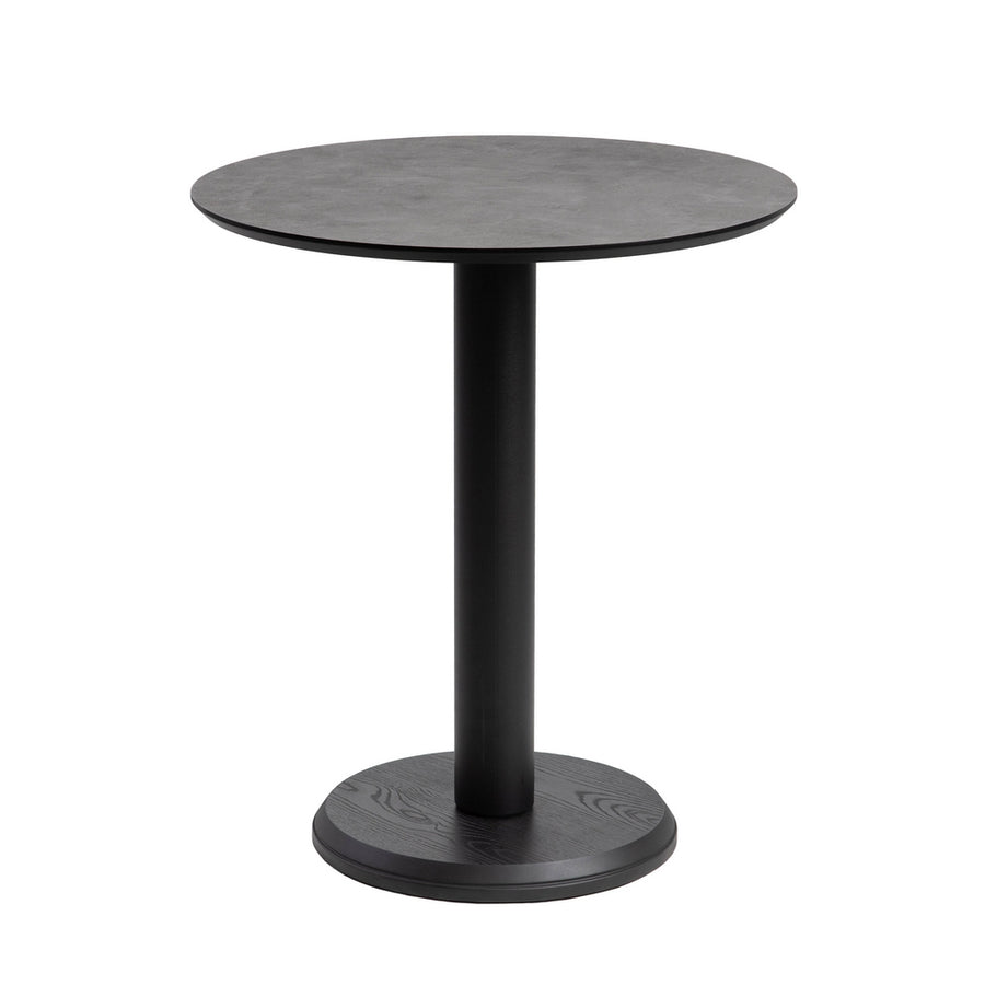 MESA GRAFITO/ANTRACITA METAL-MADERA 65 X 65 X 75 CM
