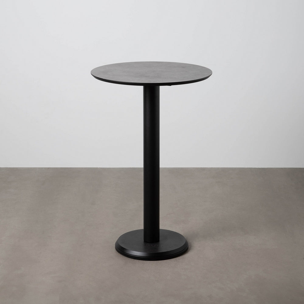 MESA ALTA GRAFITO/ANTRACITA METAL-MADERA 65 X 65 X 100 CM