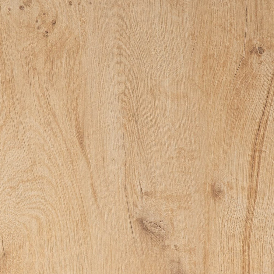 NATURAL METAL-WOOD CONTRACT TABLE 68 X 68 X 75 CM
