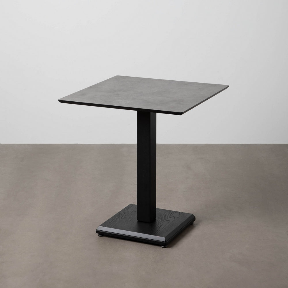 MESA GRAFITO/ANTRACITA METAL-MADERA 68 X 68 X 75 CM