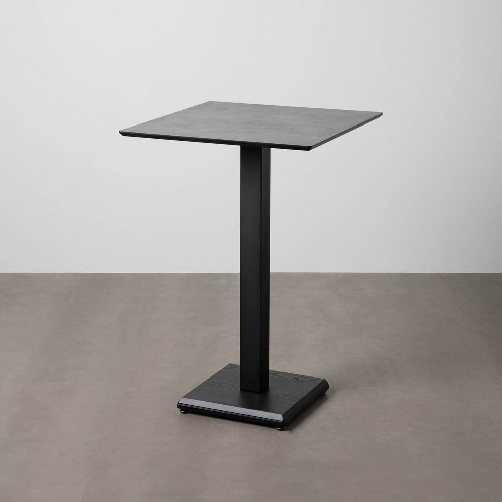 MESA ALTA GRAFITO/ANTRACITA METAL-MADERA 68 X 68 X 100 CM