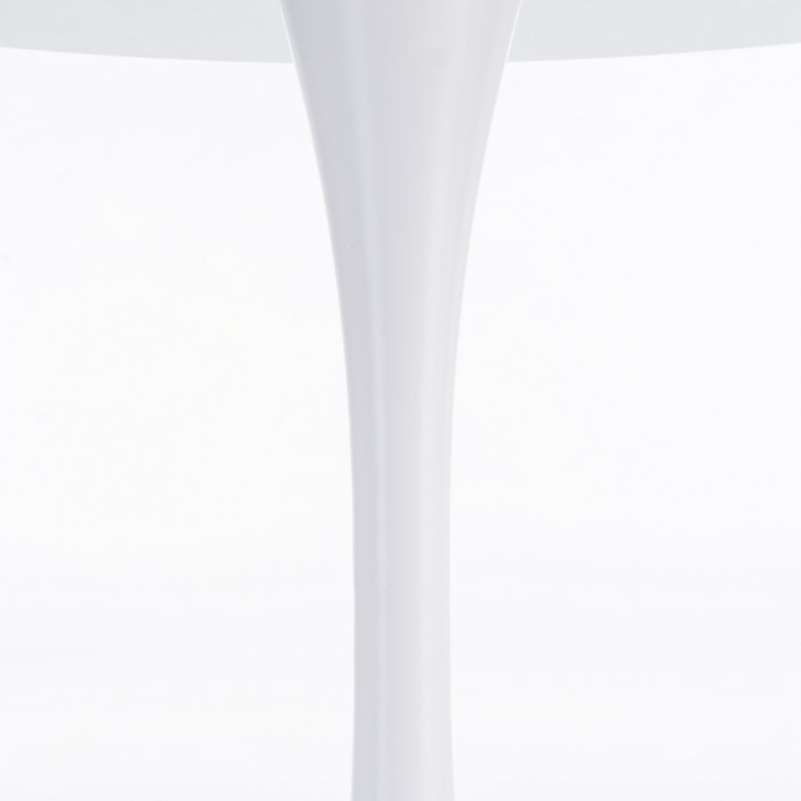 DINING TABLE WHITE MDF-METAL 100 X 100 X 75 CM