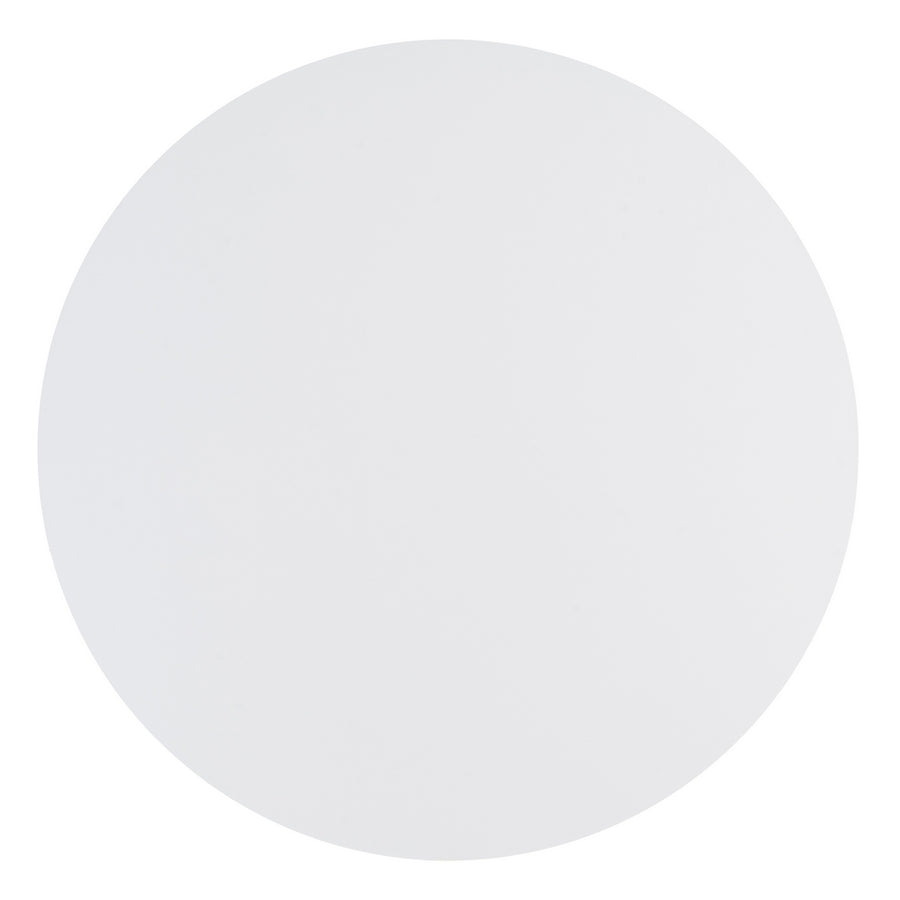 DINING TABLE WHITE MDF-METAL 100 X 100 X 75 CM