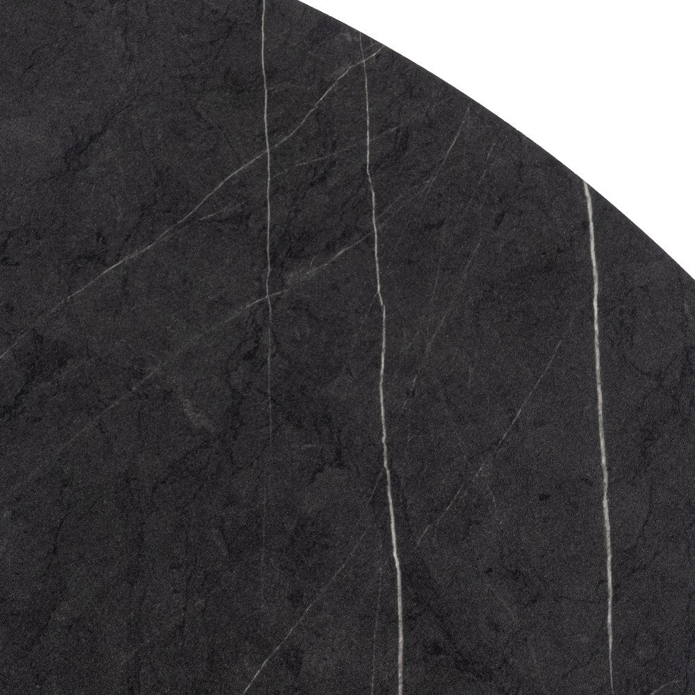 MESA COMEDOR NEGRO DM-METAL 100 X 100 X 75 CM