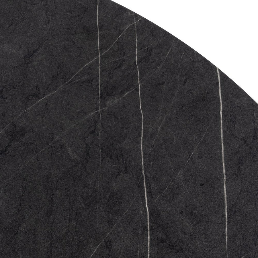 MESA COMEDOR NEGRO DM-METAL 100 X 100 X 75 CM