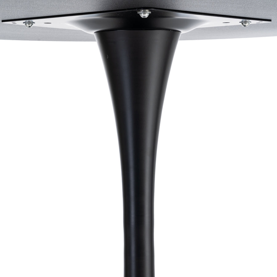 MESA COMEDOR NEGRO DM-METAL 100 X 100 X 75 CM