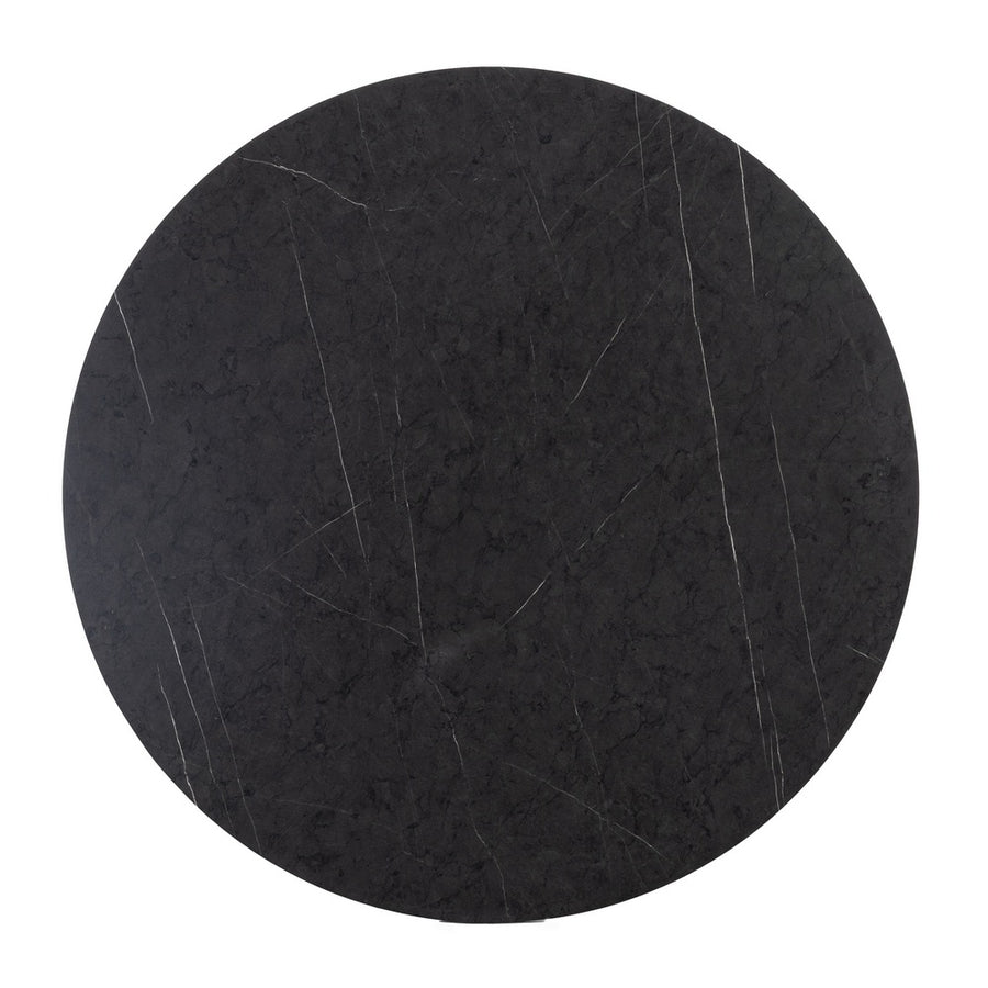 MESA COMEDOR NEGRO DM-METAL 100 X 100 X 75 CM