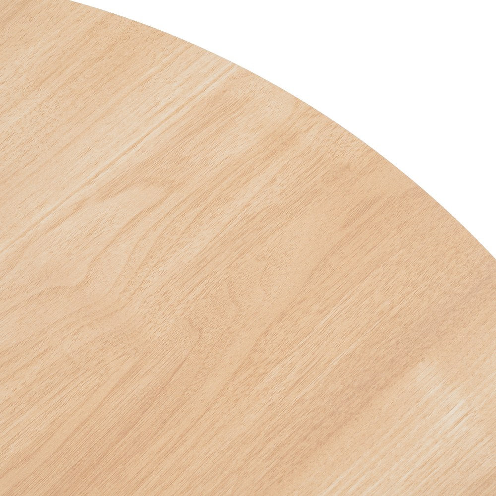 MESA COMEDOR NATURAL-BLANCO DM-METAL 100 X 100 X 75 CM