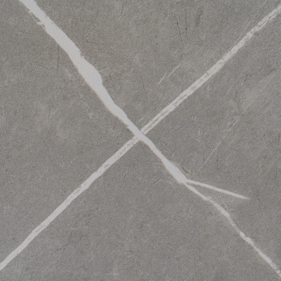 MESA COMEDOR GRIS PIEDRA SINTERIZADA 100 X 100 X 75 CM
