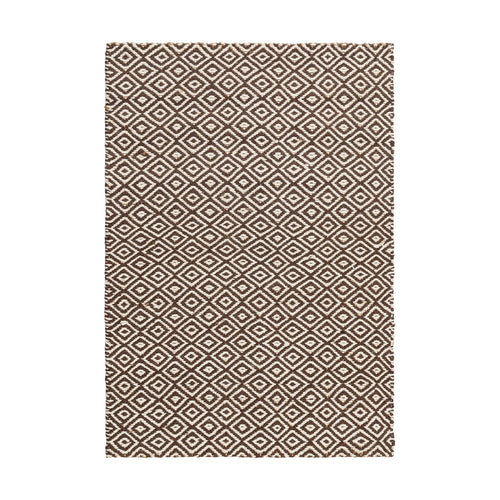 ALFOMBRA NATURAL-MARR�N YUTE ALTEA 160 X 230 CM