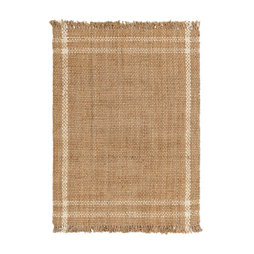 ALFOMBRA NATURAL-BLANCO YUTE ALTEA 160 X 230 CM