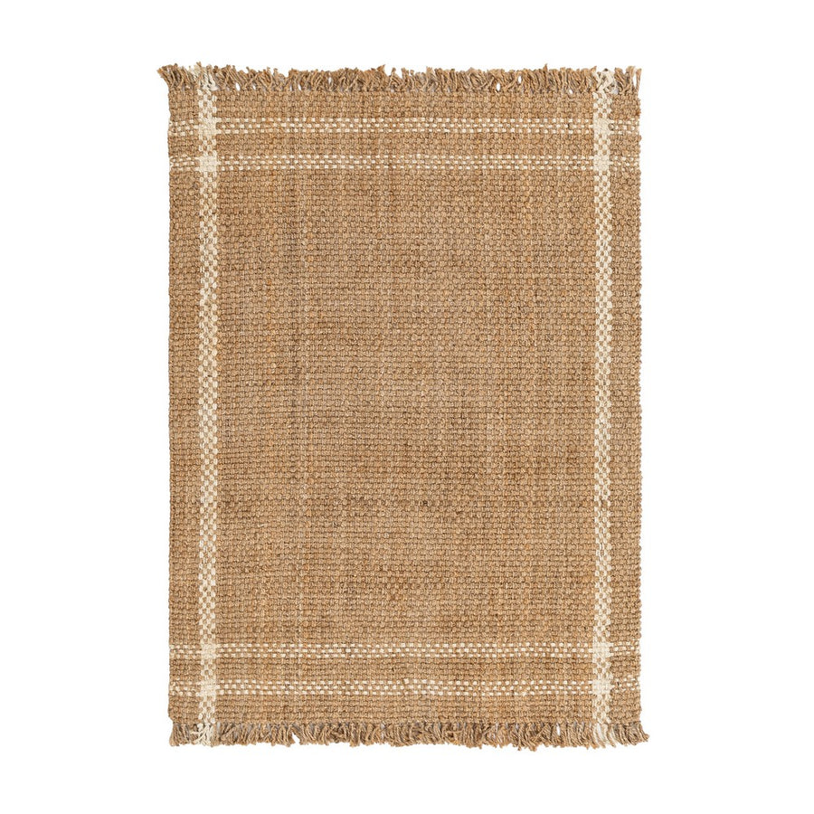 ALFOMBRA NATURAL-BLANCO YUTE ALTEA 160 X 230 CM