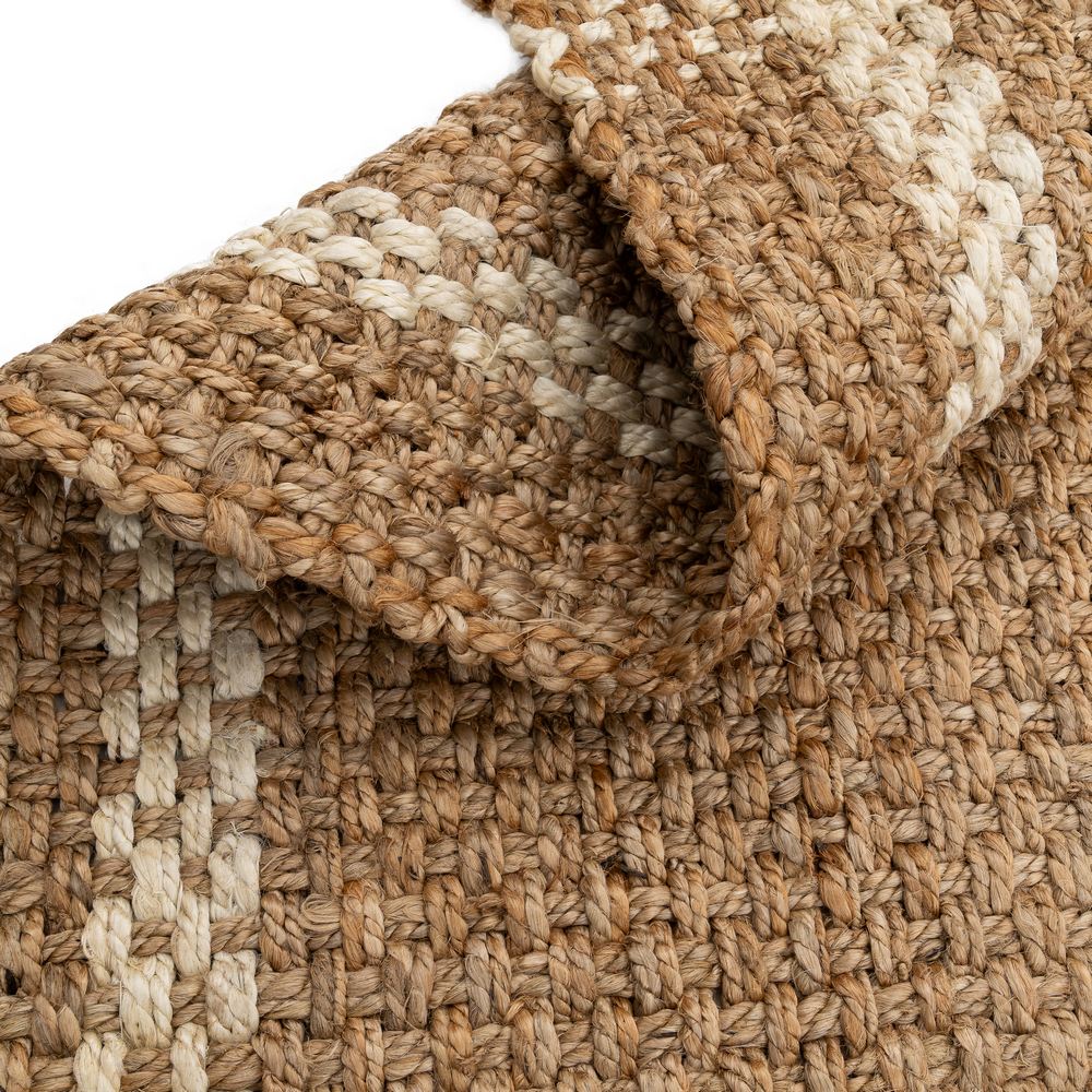 ALFOMBRA NATURAL-BLANCO YUTE ALTEA 200 X 290 CM