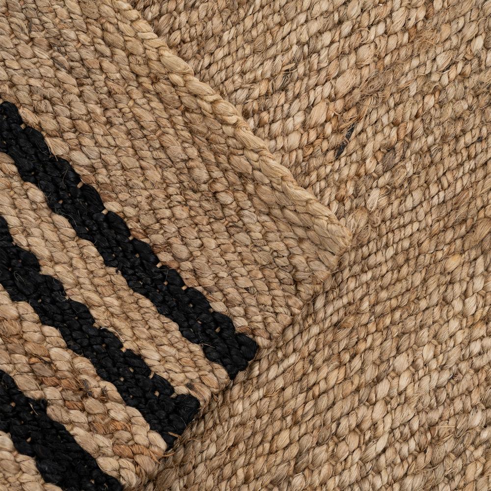 ALFOMBRA NATURAL-NEGRO YUTE ALTEA 160 X 230 CM