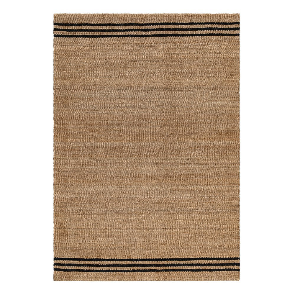 ALFOMBRA NATURAL-NEGRO YUTE ALTEA 200 X 290 CM