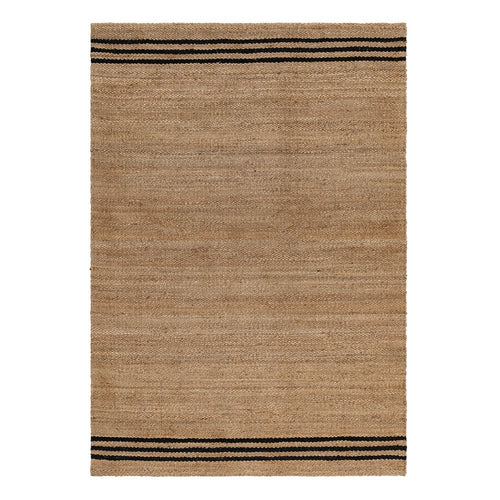 ALFOMBRA NATURAL-NEGRO YUTE ALTEA 200 X 290 CM