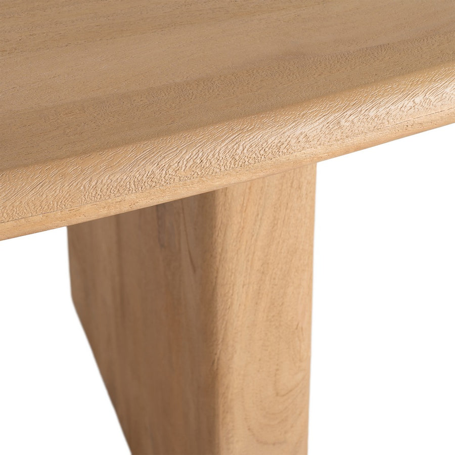 NATURAL MANGO WOOD DINING TABLE 180 X 90 X 76 CM