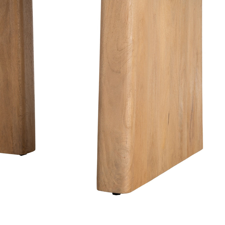 NATURAL MANGO WOOD DINING TABLE 180 X 90 X 76 CM