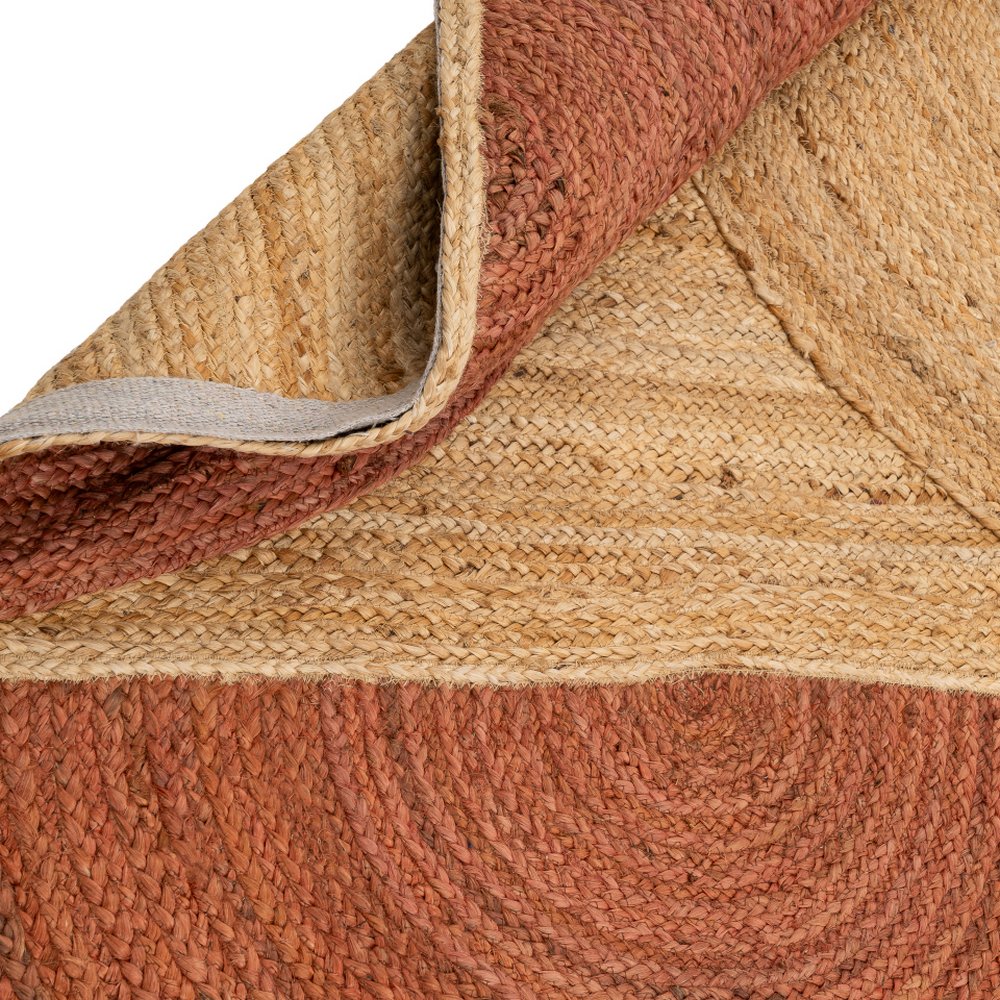 TERRACOTTA JUTE DECORATIVE RUG 200 X 290 CM
