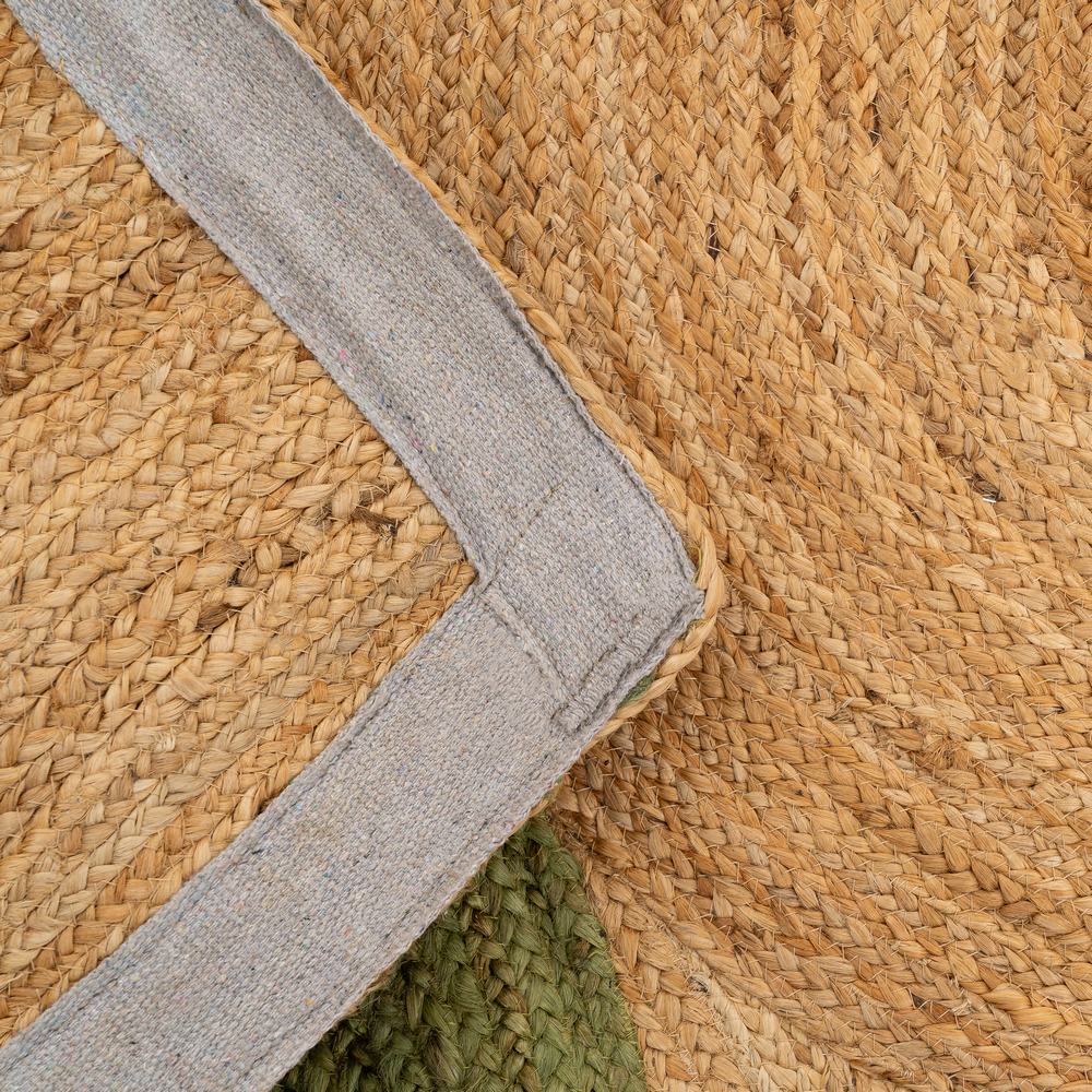 ALFOMBRA NATURAL-VERDE YUTE DECORACIÓN 200 X 290 CM