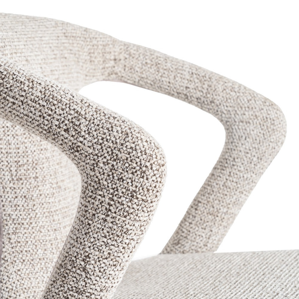 SILLA JASPEADO GRIS TEJIDO SALÓN 52,50 X 59 X 79 CM