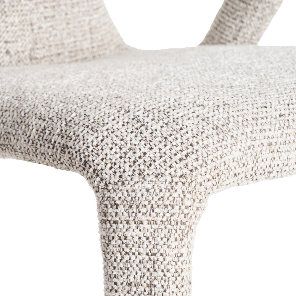 SILLA JASPEADO GRIS TEJIDO SALÓN 52,50 X 59 X 79 CM