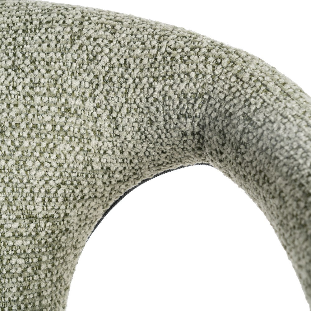 SILLA JASPEADO VERDE TEJIDO SALÓN 52,50 X 59 X 79 CM