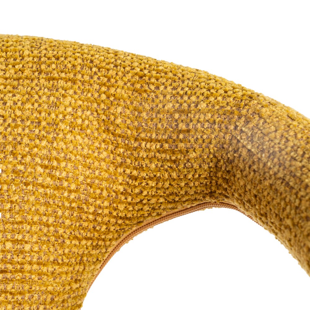SILLA JASPEADO MOSTAZA TEJIDO SALÓN 52,50 X 59 X 79 CM