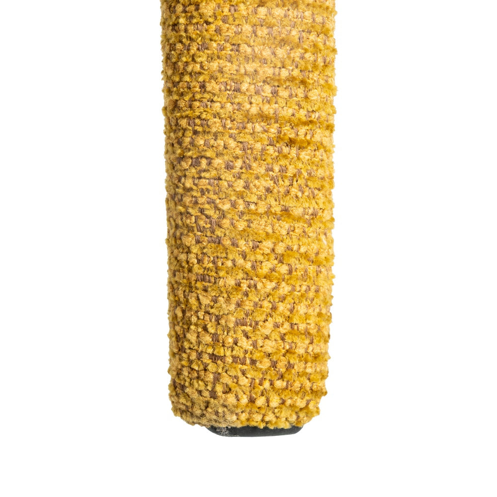 SILLA JASPEADO MOSTAZA TEJIDO SALÓN 52,50 X 59 X 79 CM