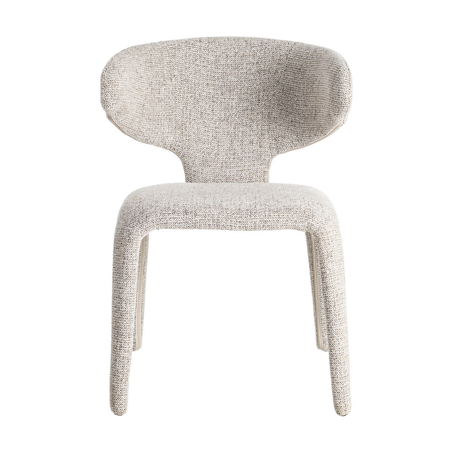 SILLA JASPEADO GRIS TEJIDO SALÓN 58 X 60 X 81 CM