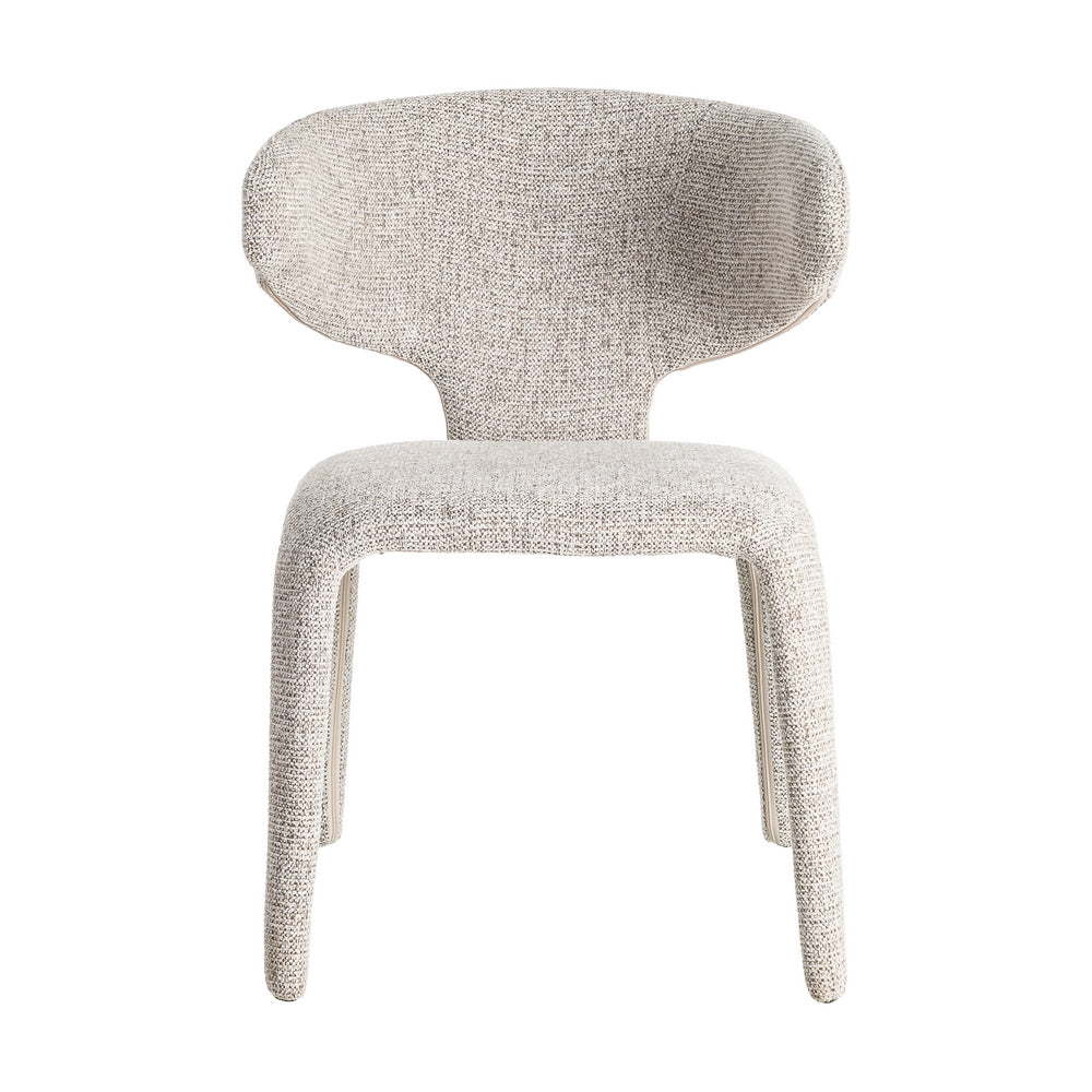 SILLA JASPEADO GRIS TEJIDO SALÓN 58 X 60 X 81 CM