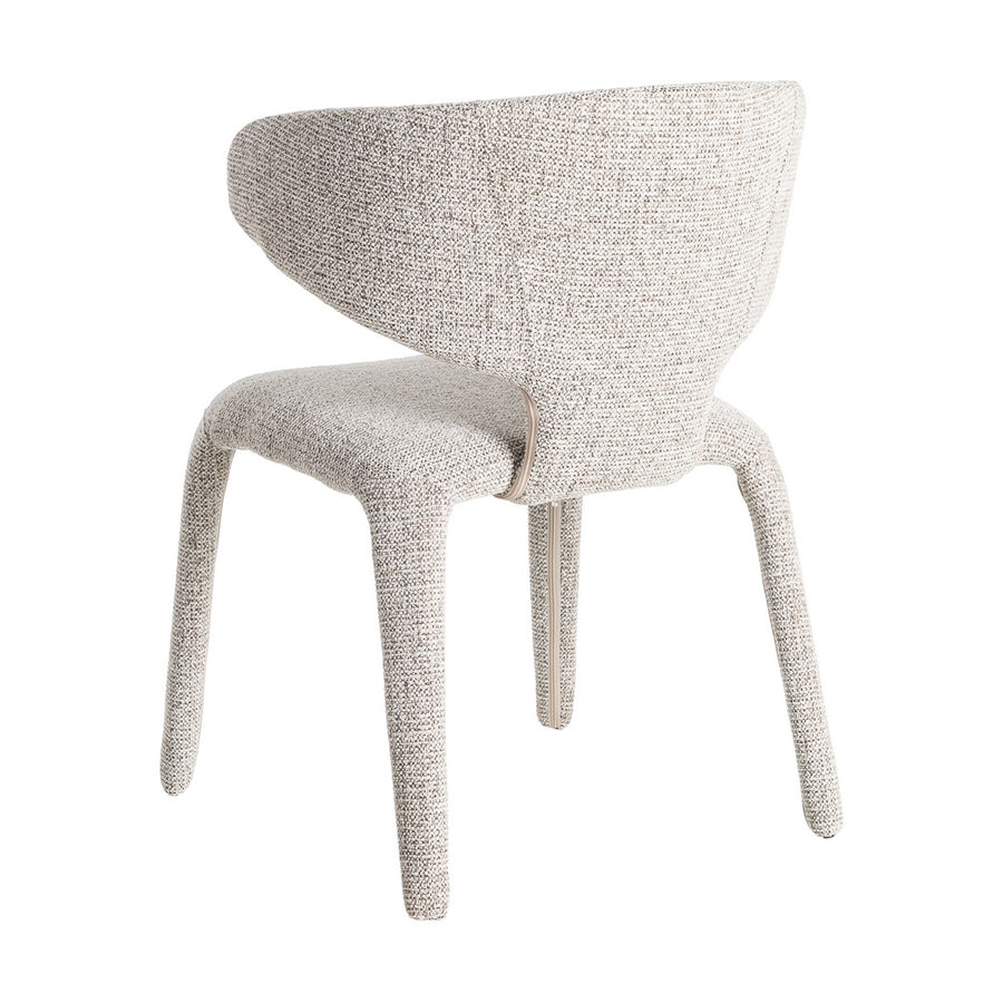 SILLA JASPEADO GRIS TEJIDO SALÓN 58 X 60 X 81 CM