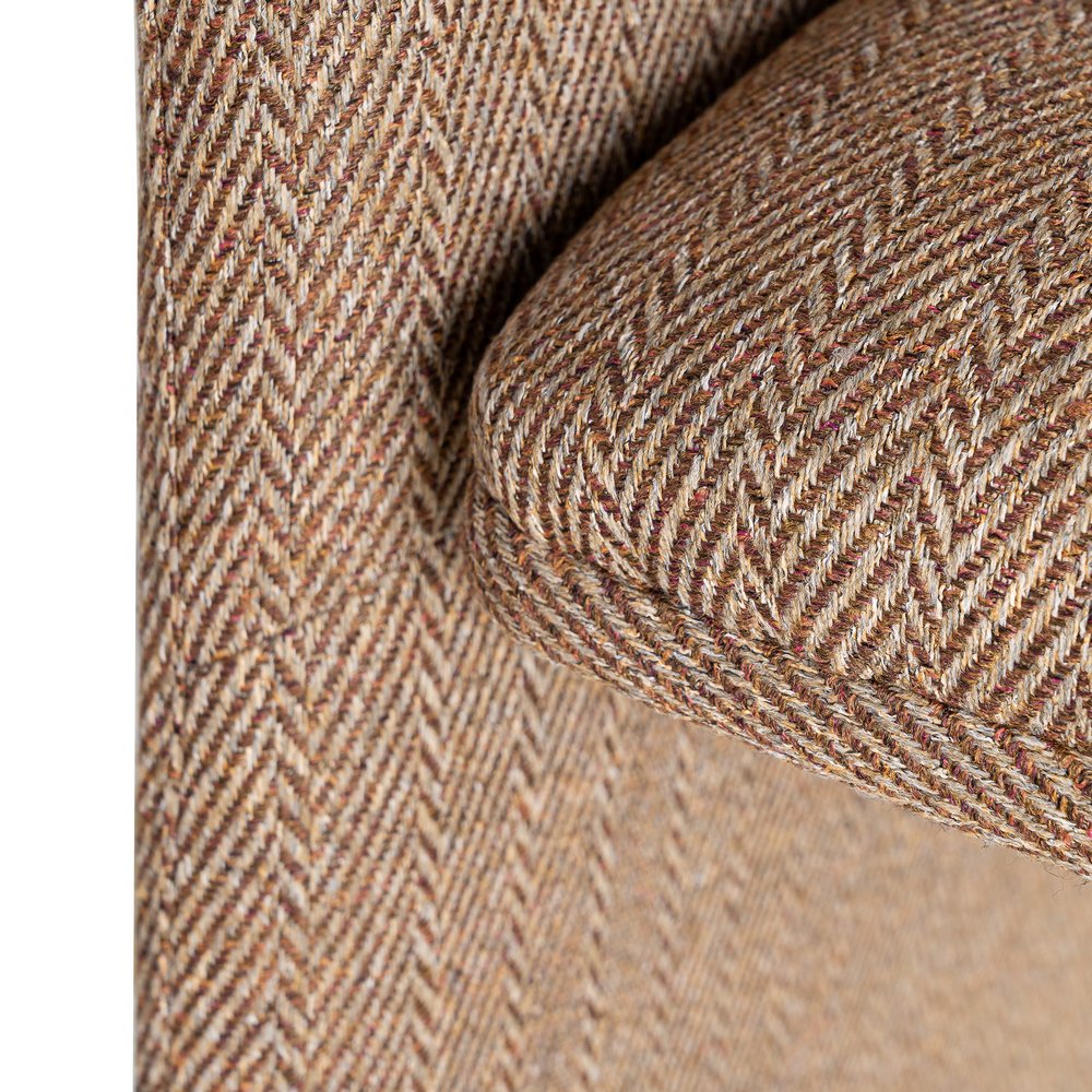 SILLA ESPIGA MARRÓN TEJIDO SALÓN 58 X 62,50 X 78 CM