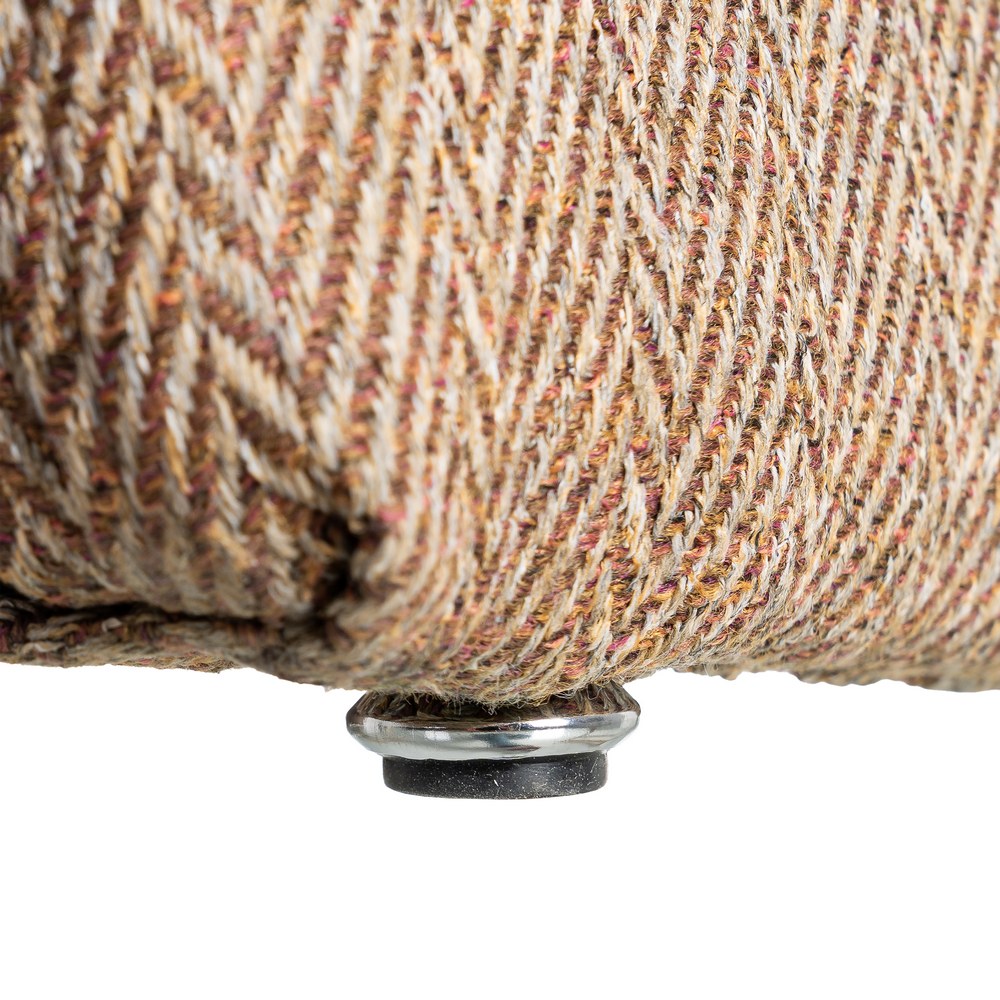 SILLA ESPIGA MARRÓN TEJIDO SALÓN 58 X 62,50 X 78 CM