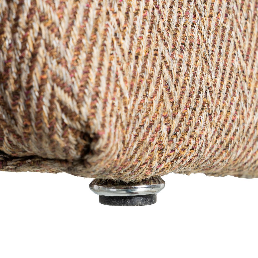 SILLA ESPIGA MARRÓN TEJIDO SALÓN 58 X 62,50 X 78 CM