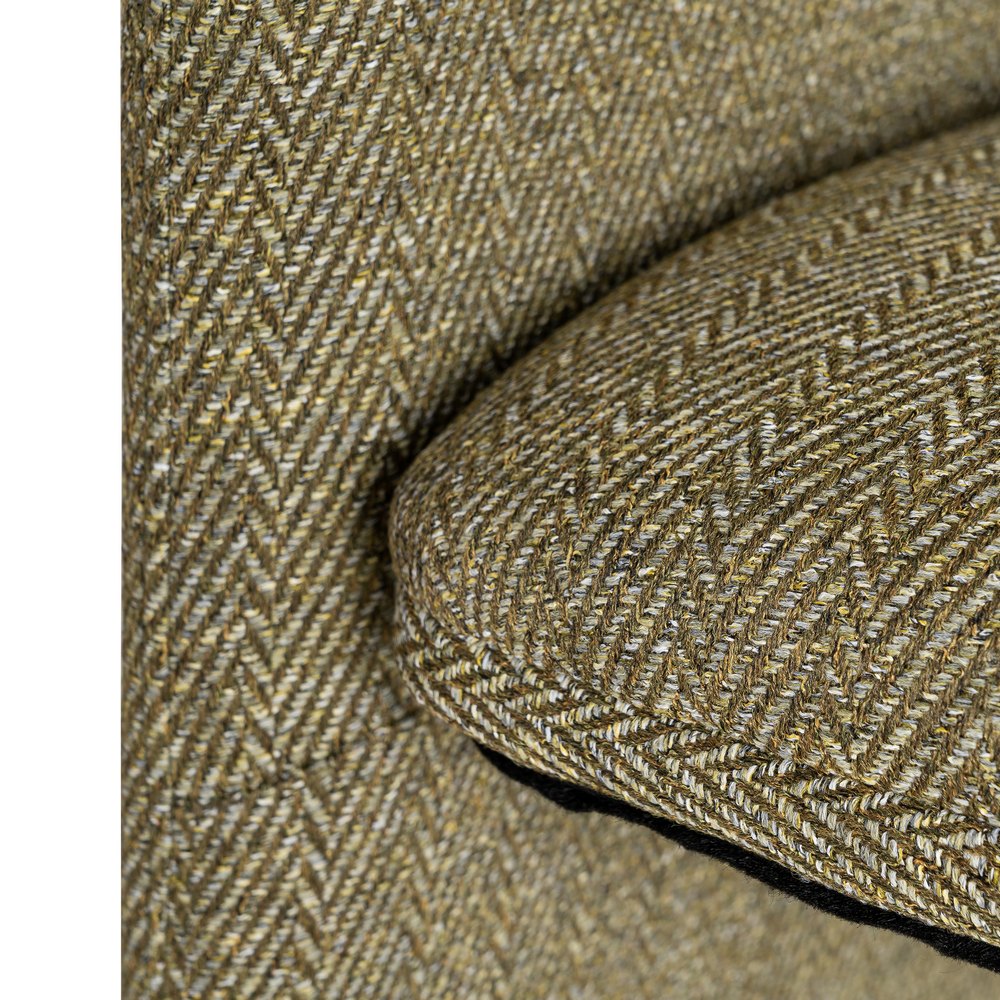 SILLA ESPIGA VERDE TEJIDO SALÓN 58 X 62,50 X 78 CM