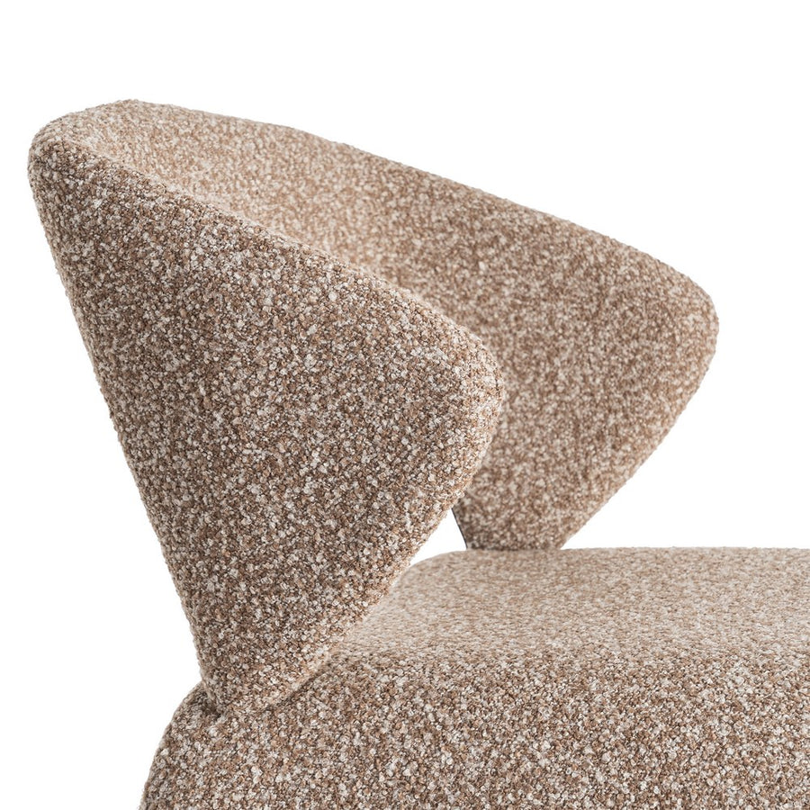 SILLA BEIGE TEJIDO SALÓN 59 X 63 X 81 CM
