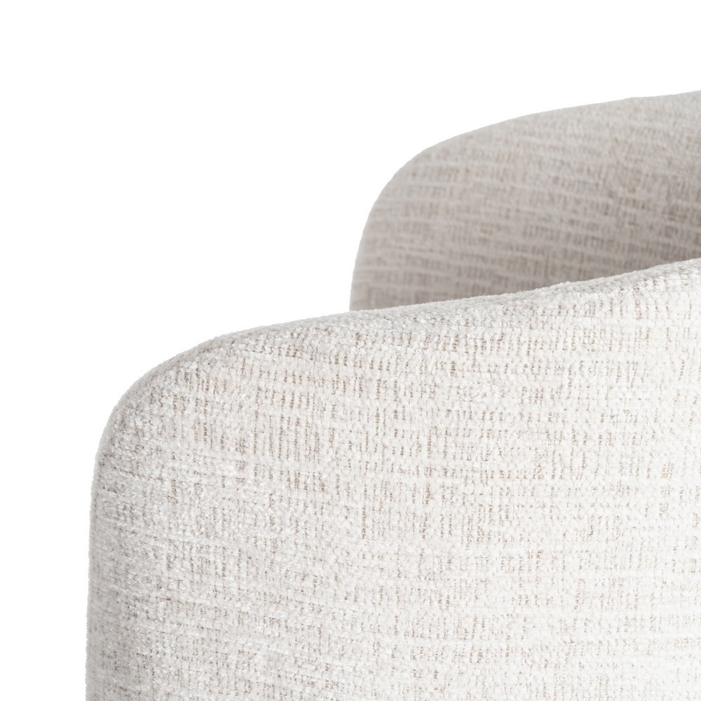 SILLA CREMA TEJIDO-METAL SALÓN 61 X 56 X 77,50 CM