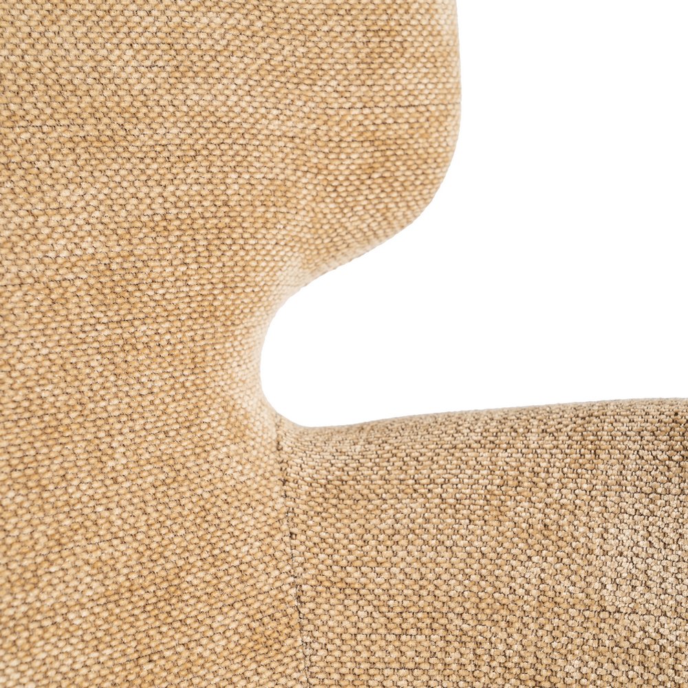 SILLA BEIGE TEJIDO-METAL SALÓN 59,50 X 62,50 X 86 CM