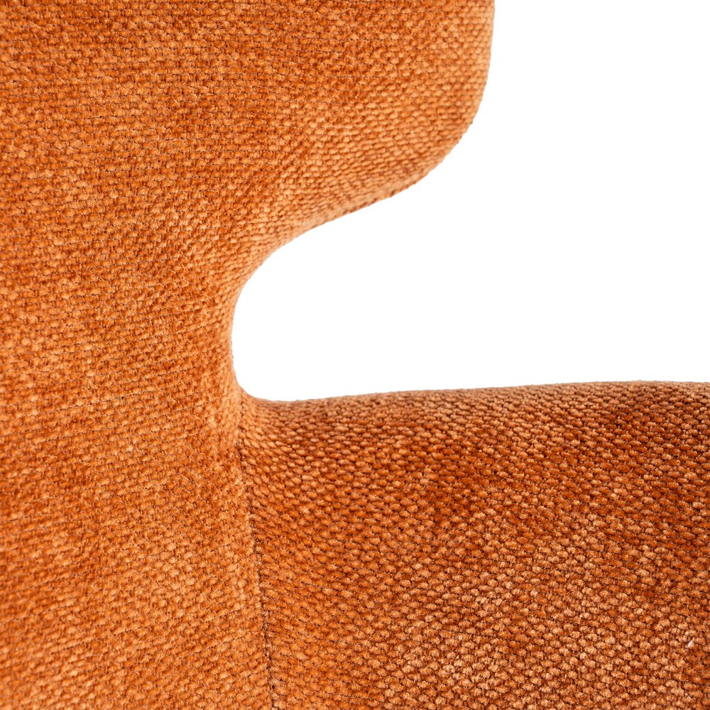 CHAIR TERRACOTTA FABRIC-METAL LIVING ROOM 59.50 X 62.50 X 86 CM