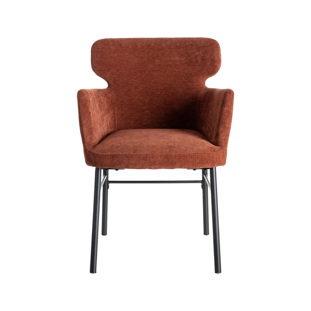 SILLA BURDEOS TEJIDO-METAL SALÓN 59,50 X 62,50 X 86 CM