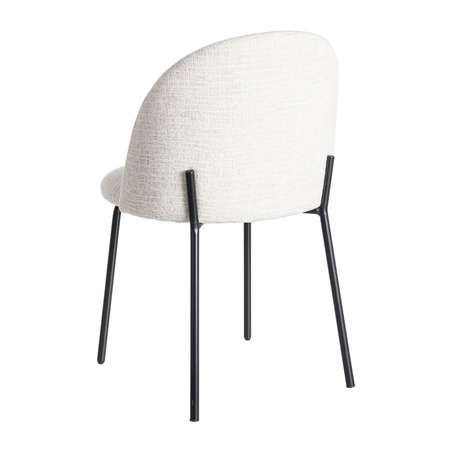 SILLA CREMA TEJIDO-METAL CONTRACT 49 X 48 X 80 CM