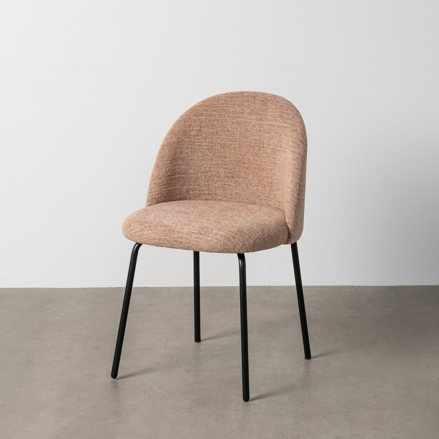 SILLA ROSA TEJIDO-METAL CONTRACT 49 X 48 X 80 CM