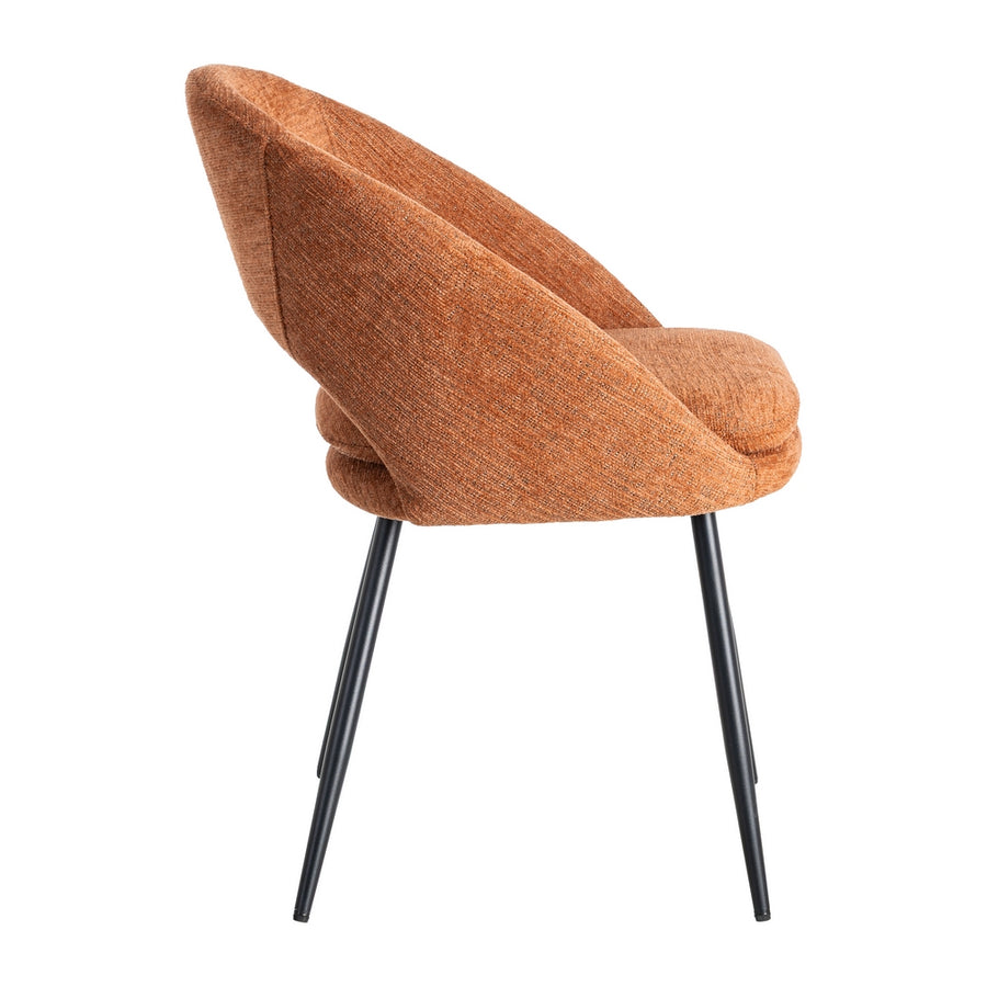 PUMPKIN WEAVE-METAL CONTRACT CHAIR 58 X 60 X 80 CM